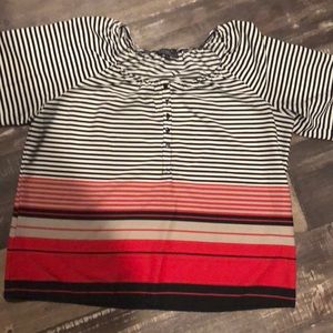 Elementz striped blouse size XL